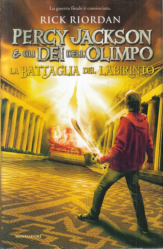 LN2- PERCY JACKSON DEI OLIMPO BATTAGLIA LABIRINTO- RIORDAN- MONDADORI- CS-JXS204