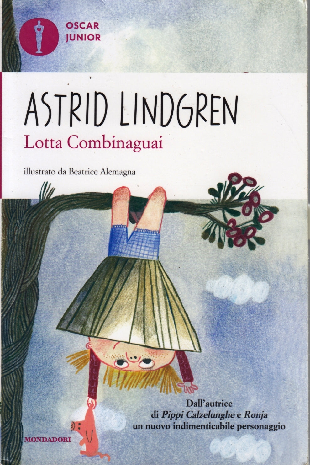 Lotta Combinaguai - Astrid Lindgren - Mondadori Oscar Junior- Illustrato- ZFS242