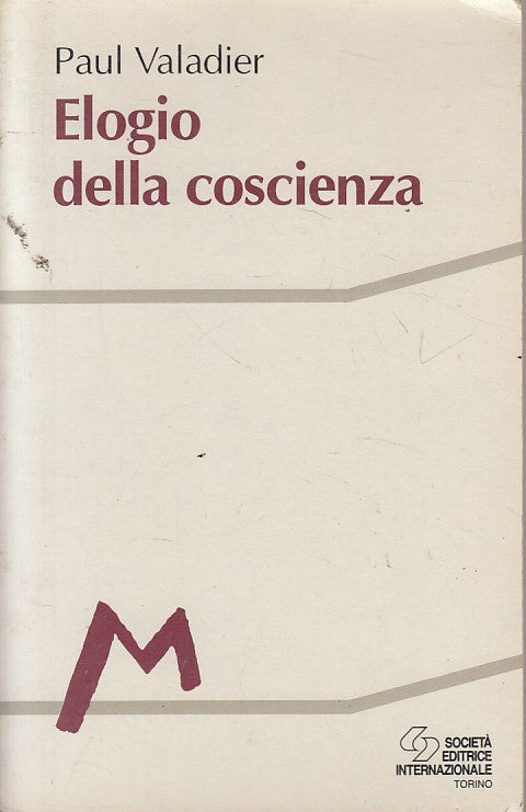 LS- ELOGIO DELLA COSCIENZA - VALADIER - SEI - MORALE -- 1995 - B - YFS629