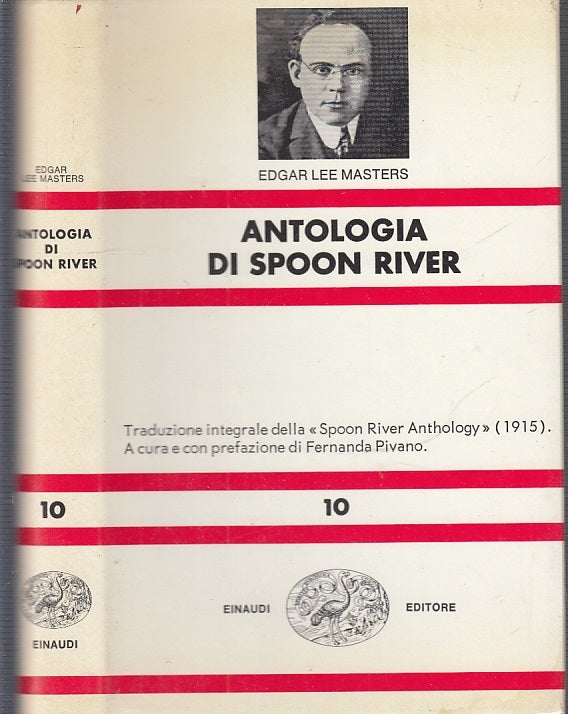 LN- ANTOLOGIA DI SPOON RIVER - EDGAR LEE MASTERS- EINAUDI- NUE-- 1985- CS- XFS61