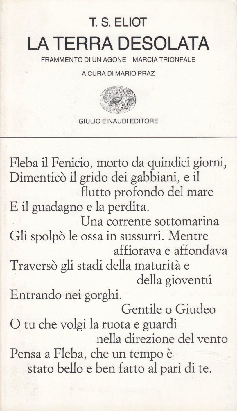 La terra desolata - T. S. Eliot - Einaudi Collezione poesia - XFS