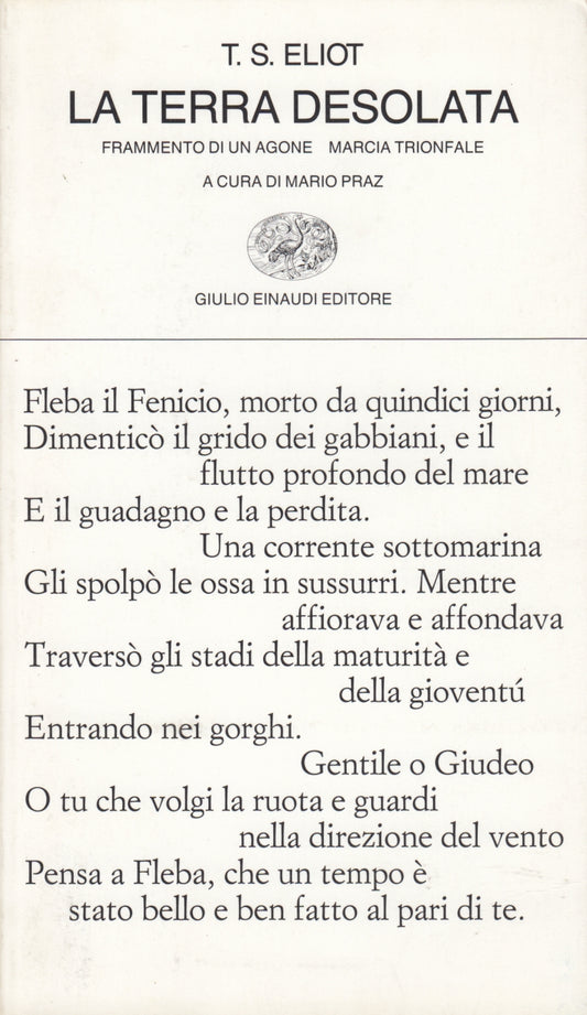 La terra desolata - T. S. Eliot - Einaudi Collezione poesia - XFS