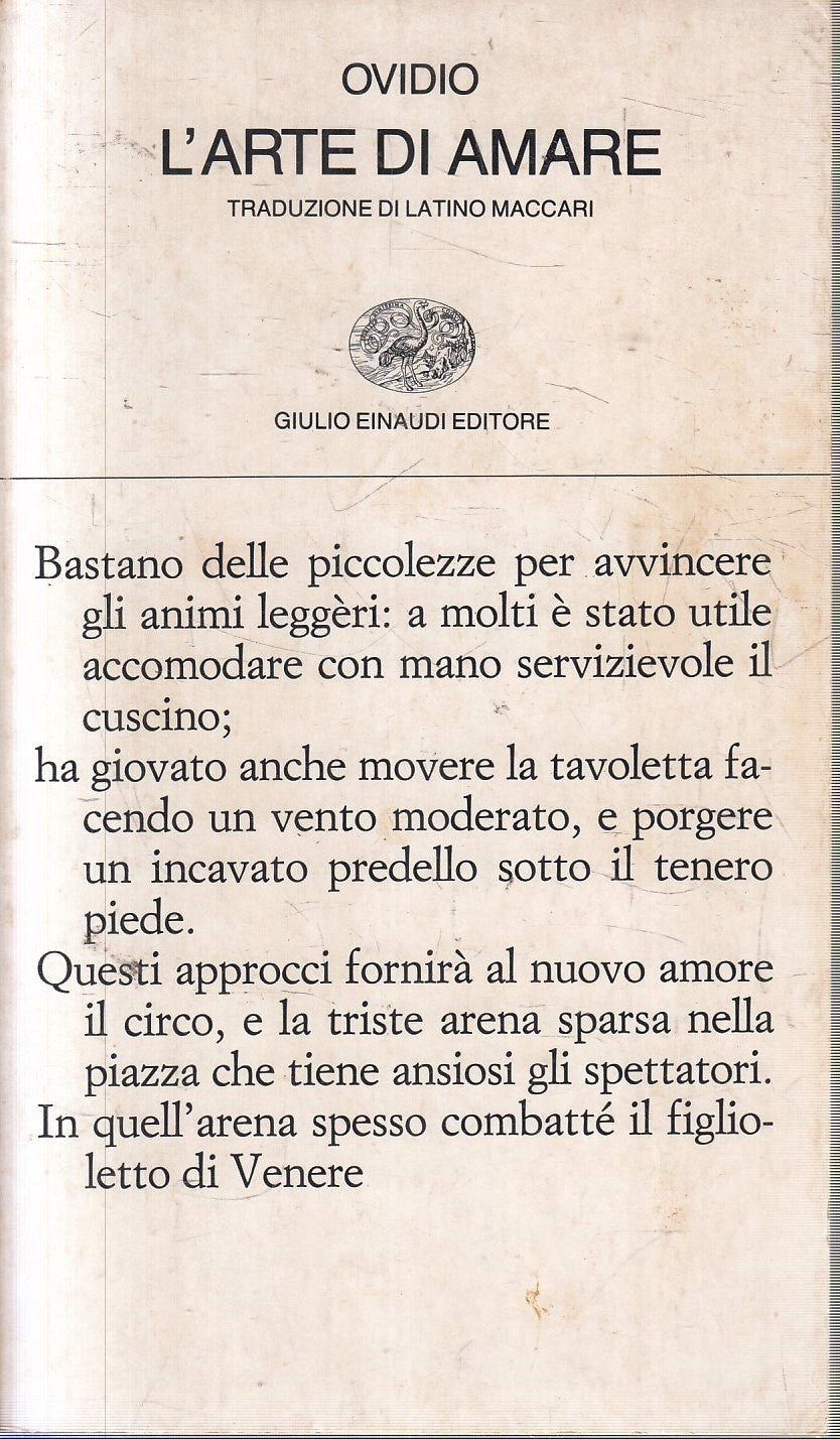 L'arte di amare - Ovidio - Einaudi Collezione di poesia - XFS