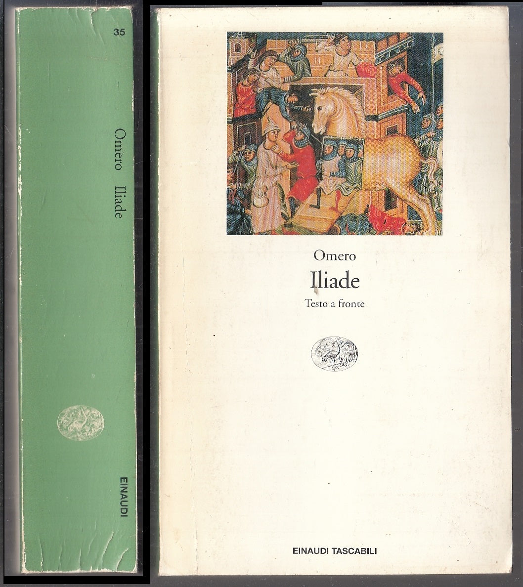 LN- ILIADE TESTO A FRONTE - OMERO - EINAUDI - TASCABILI --- B - XFS