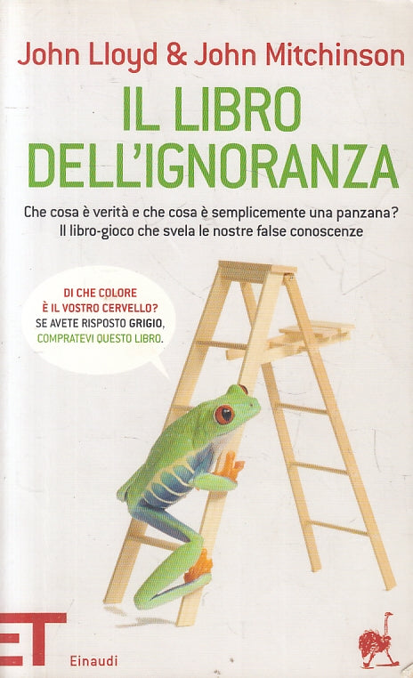 LN2- IL LIBRO DELL'IGNORANZA - LLOYD MITCHINSON - EINAUDI TASCABILI - B - JXS69