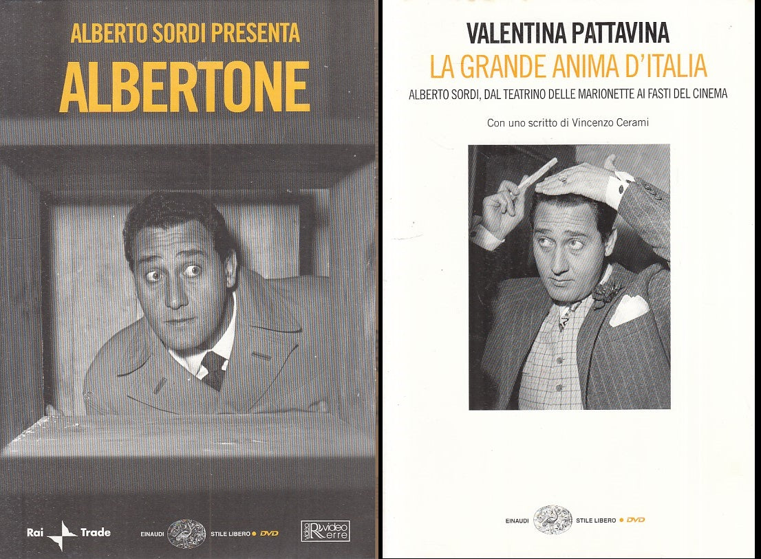 LN- ALBERTO SORDI ALBERTONE GRANDE ANIMA + DVD -- EINAUDI --- 2009 - B - XFS999