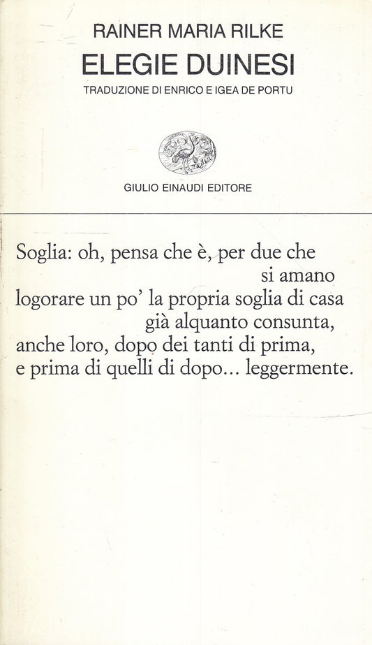 LN- ELEGIE DUINESI - RAINER MARIA RILKE - EINAUDI ---- B - XFS