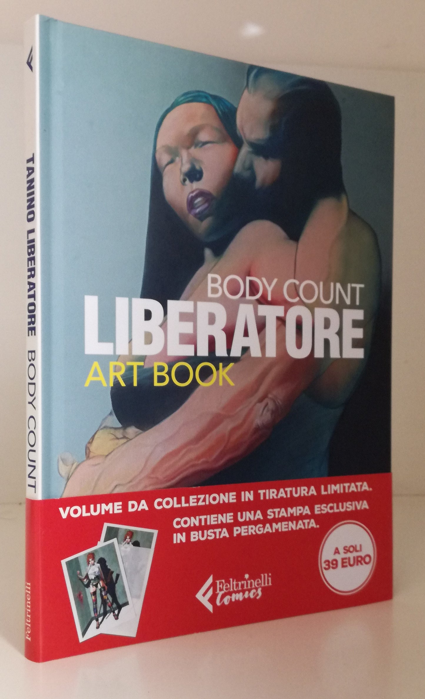 LT- LIBERATORE ART BOOK CON STAMPA - BODY COUNT - FELTRINELLI --- 2019 - CS- VHX