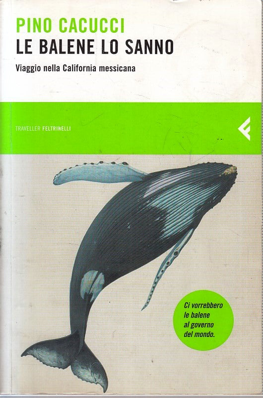 LV- LA BALENE LO SANNO - PINO CACUCCI - FELTRINELLI - TRAVELER-- 2009- B- YFS395