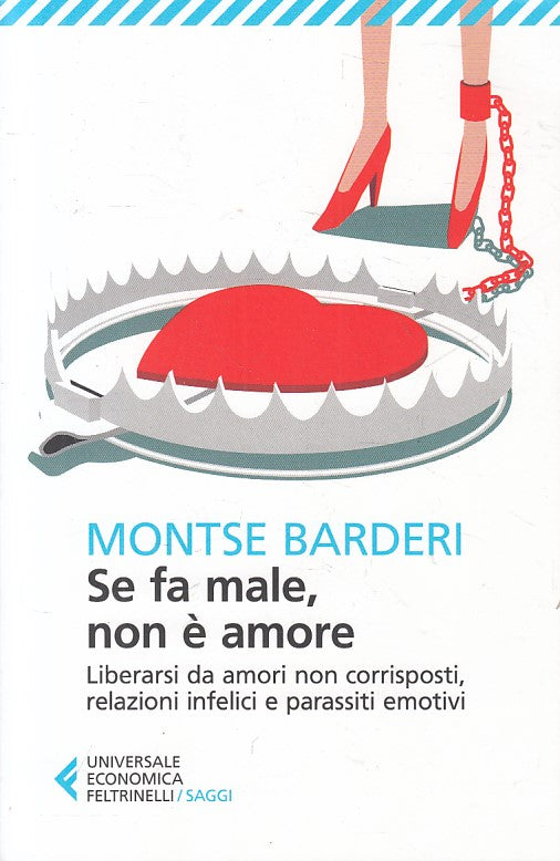 LS- SE FA MALE NON E' AMORE - BARDERI - FELTRINELLI -- 1a ED. - 2019 - B - ZFS55