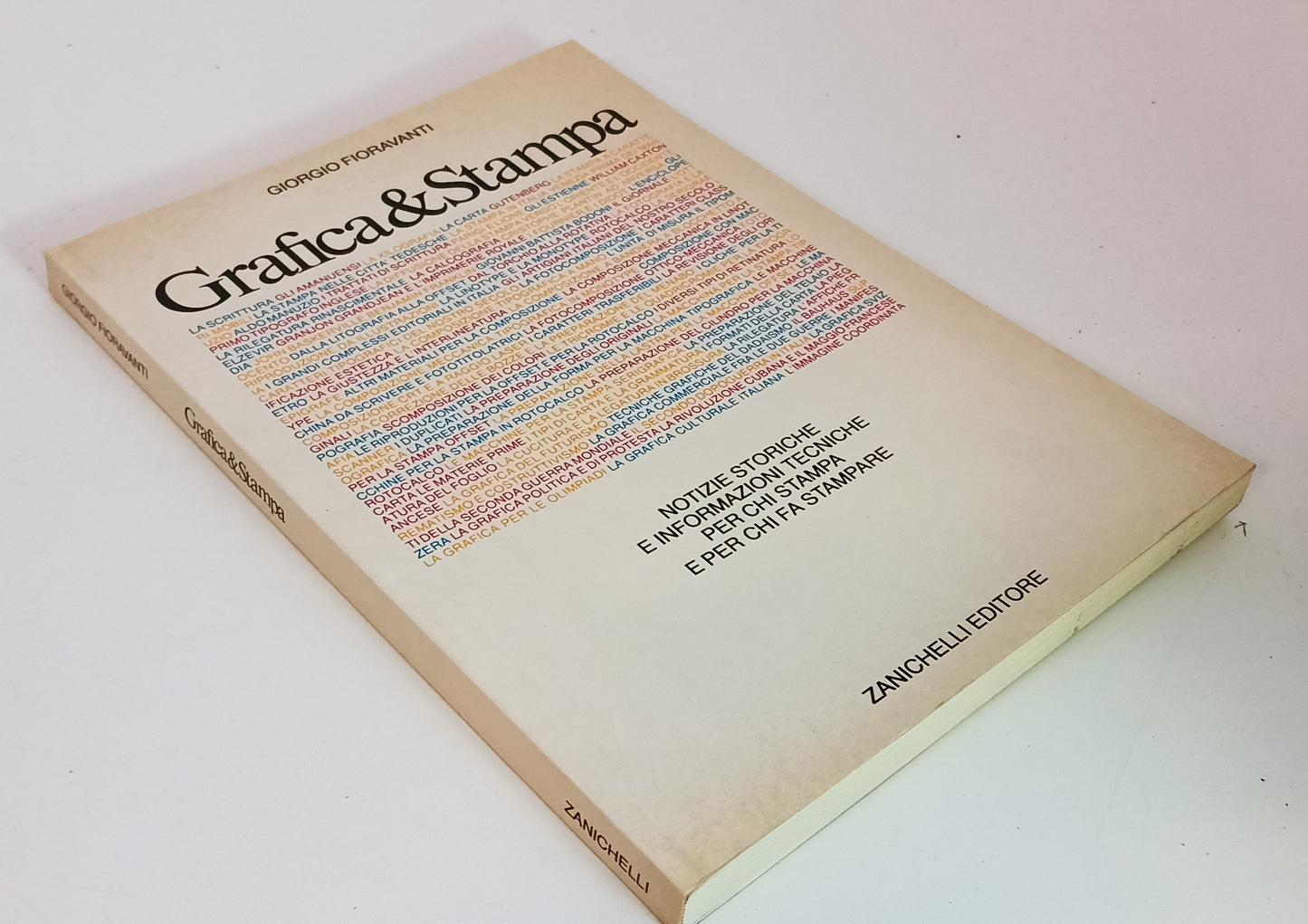 LZ- GRAFICA & STAMPA GRAFICA&STAMPA - FIORAVANTI - ZANICHELLI--- 1984- B- ZTT548