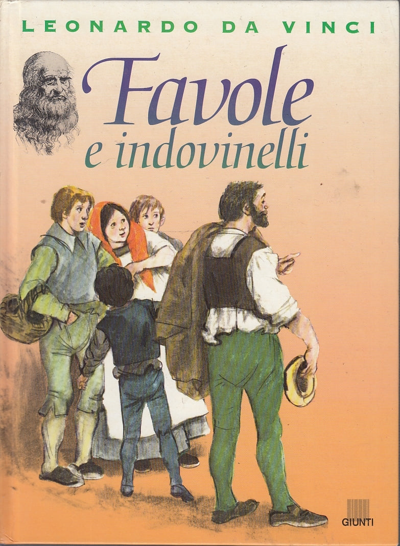 LB- FAVOLE E INDOVINELLI - LEONARDO DA VINCI - GIUNTI --- 1985- C- YFS685