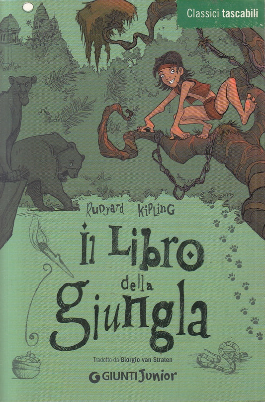 LN2- IL  LIBRO DELLA GIUNGLA - KIPLING - GIUNTI JUNIOR CLASSICI - B - RGZ