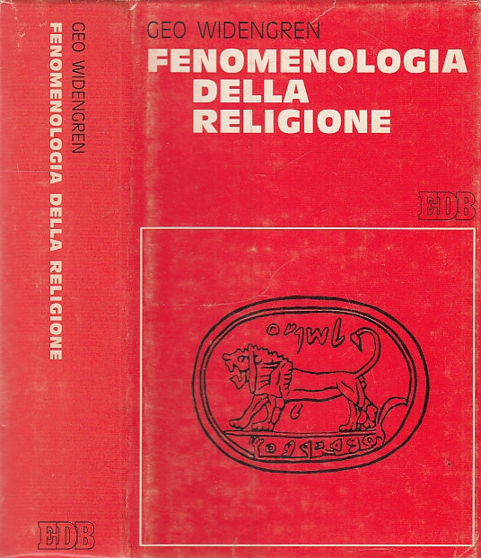 LS- FENOMENOLOGIA DELLA RELIGIONE - WIDEGREN - EDB DEHONIANE --- 1985- CS- XFS27