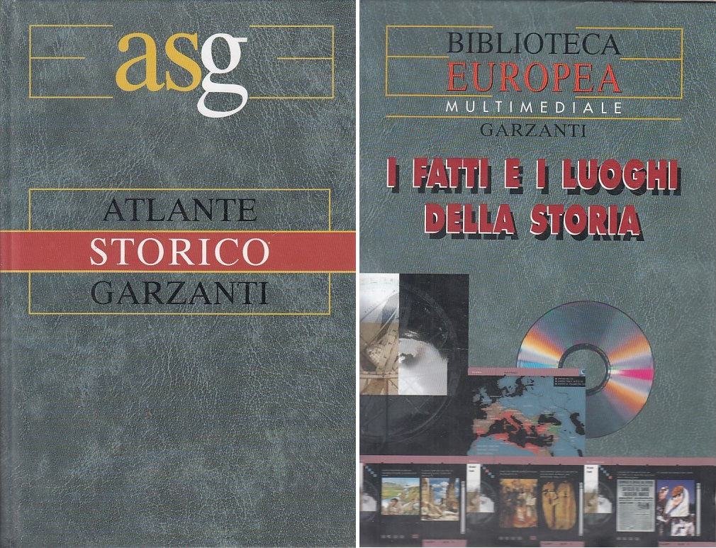 LS- ATLANTE STORICO + CD FATTI E LUOGHI STORIA -- GARZANTI --- 1997 - B - ZDS22