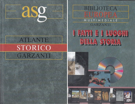 LS- ATLANTE STORICO + CD FATTI E LUOGHI STORIA -- GARZANTI --- 1997 - B - ZDS22