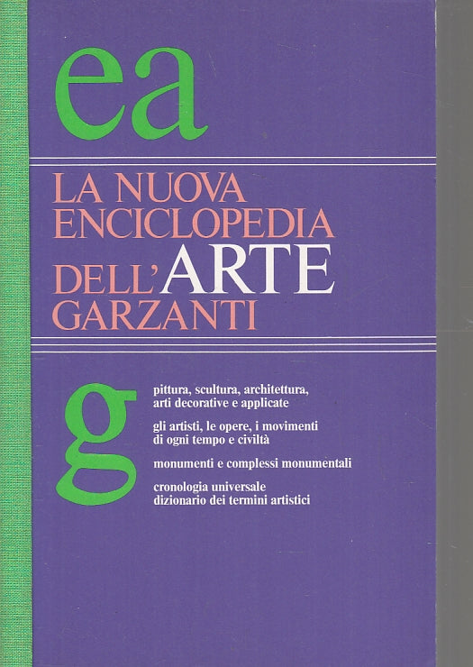 LT- LA NUOVA ENCICLOPEDIA DELL'ARTE -- GARZANTI --- 1996 - B - ZFS215