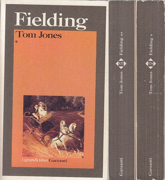 LN- TOM JONES STORIA TROVATELLO 2 VOLL.- FIELDING- GARZANTI --- 1995 - B - ZFS46