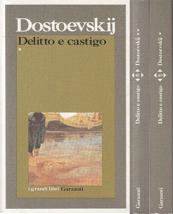 LN- DELITTO E CASTIGO 2 VOLL. - DOSTOEVSKIJ - GARZANTI --- 1996 - B - YFS384