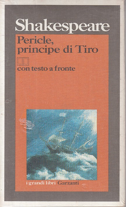 LN- PERICLE PRINCIPE DI TIRO - SHAKESPEARE - GARZANTI --- 1991 - B - ZFS286