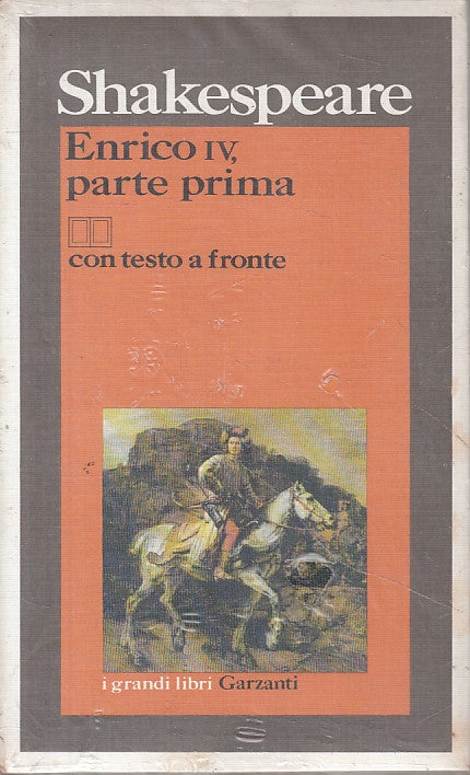 LN- ENRICO IV PARTE 1 TESTO A FRONTE- SHAKESPEARE- GARZANTI--- 1991 - B - YFS561
