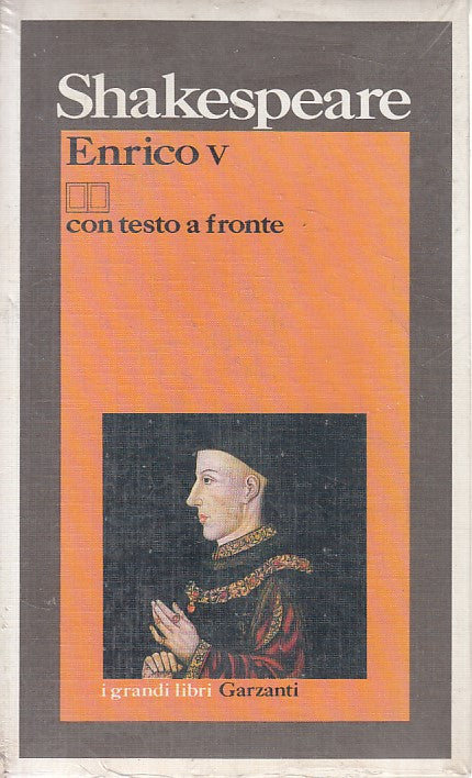 LN- ENRICO V TESTO A FRONTE - SHAKESPEARE - GARZANTI --- 1993 - B - YFS392