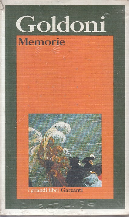 LN- MEMORIE SIGILLATO - GOLDONI - GARZANTI - GRANDI LIBRI -- 1993 - B - ZFS479