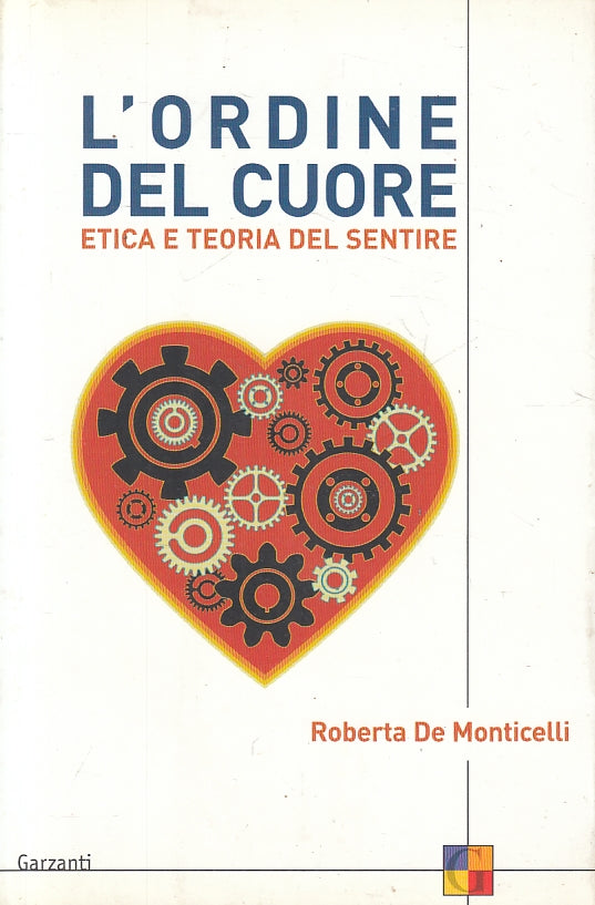 LZ- L'ORDINE DEL CUORE ETICA E TEORIA- DE MONTICELLI- GARZANTI--- 2004- B- ZFS93
