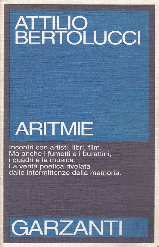 LS- ARITMIE - BERTOLUCCI - GARZANTI - SAGGI BLU - 1a ED. - 1991 - B - ZFS665