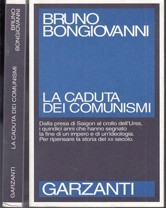 LS- LA CADUTA DEI COMUNISTI - BONGIOVANNI - GARZANTI- SAGGI BLU-- 1995- B- XFS12