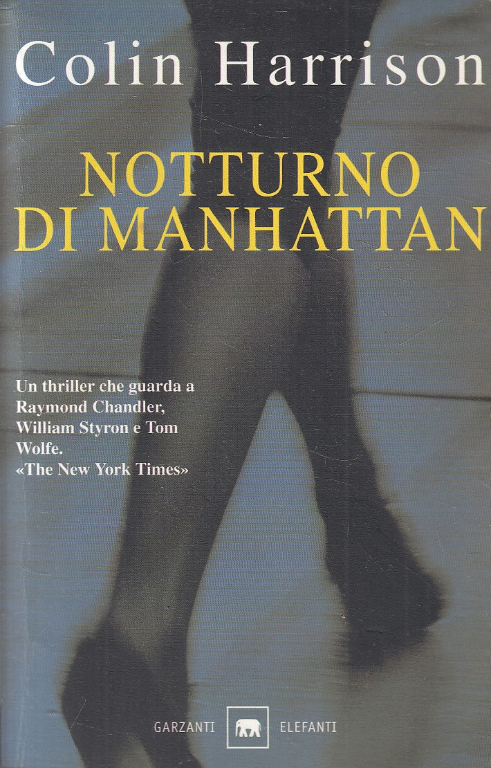 NOTTURNO DI MANHATTAN - COLIN HARRISON - GARZANTI ELEFANTI - B - JXS228