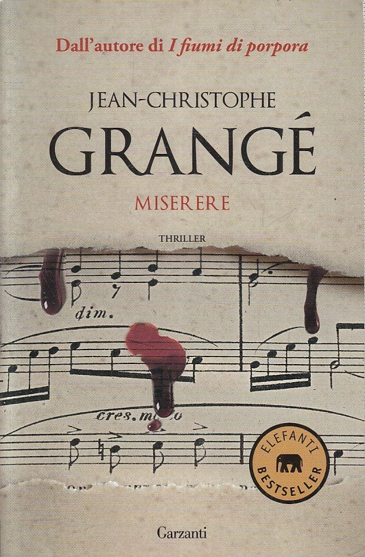 LN2- MISERERE - JEAN CHRISTOPHE GRANGE' - GARZANTI ELEFANTI - B - JXS234