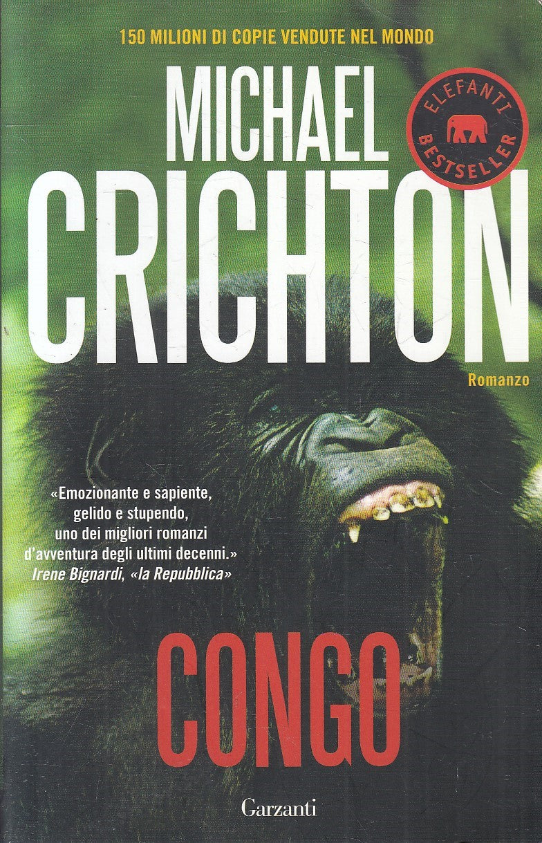 LN2- CONGO - MICHAEL CRICHTON - GARZANTI ELEFANTI - B - JXS239