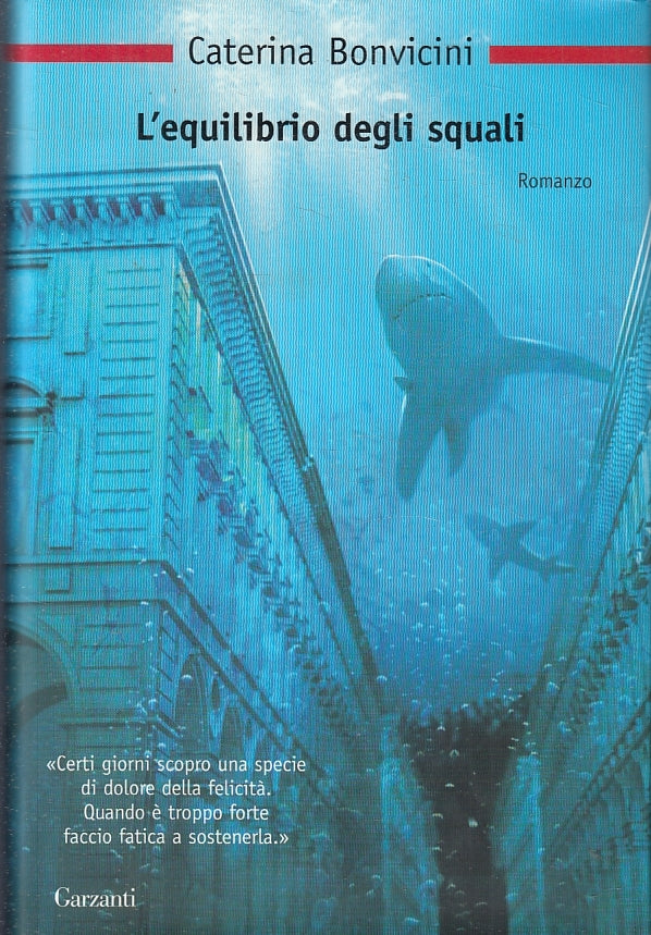LN2- L'EQUILIBRIO DEGLI SQUALI - CATERINA BONVICINI - GARZANTI--- 2000- CS- JXS5