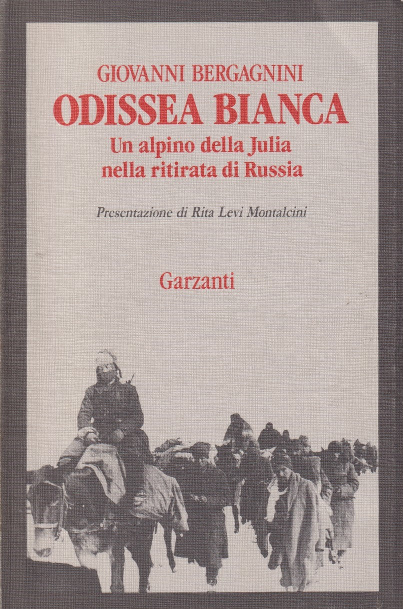Odissea bianca alpino della Julia - Bergagnini - Garzanti - 1a ed. 1990 - ZFS222