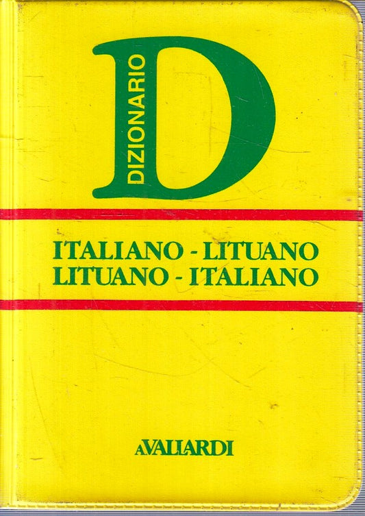 Dizionario Italiano - Lituano - Vallardi Dizionari Tascabili - 1a ed. - ZFS987