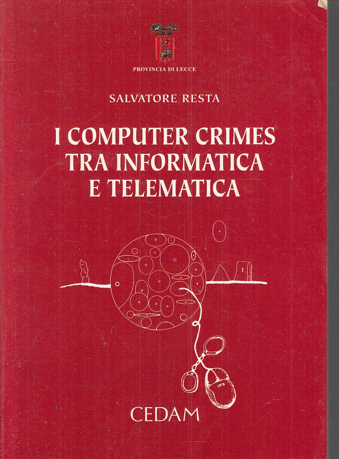LZ- COMPUTER CRIMES TRA INFORMATICA E TELEMATICA- RESTA- CEDAM--- 2000- B-ZFS440