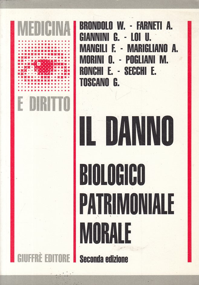 LZ- IL DANNO BIOLOGICO PATRIMONIALE MORALE -- GIUFFRE' --- 1995 - B - ZFS101