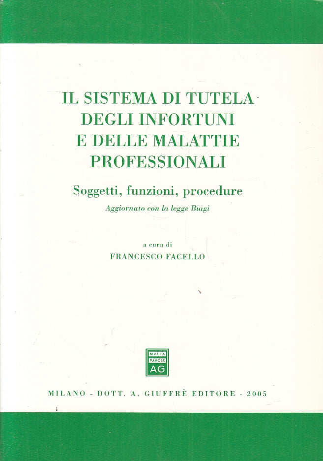 LZ- SISTEMA TUTELA INFORTUNI MALATTIE PROFESSIONALI-- GIUFFRE'--- 2005- B-ZFS440