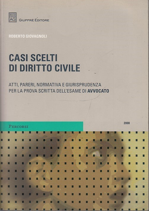 LZ- CASI SCELTI DI DIRITTO CIVILE - GIOVAGNOLI - GIUFFRE' --- 1992- B- ZDS522