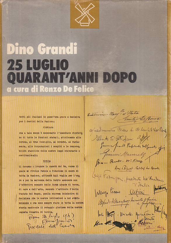 LS- 25 LUGLIO QUARANT'ANNI DOPO - GRANDI - MULINO --- 1983 - CS - ZTS454