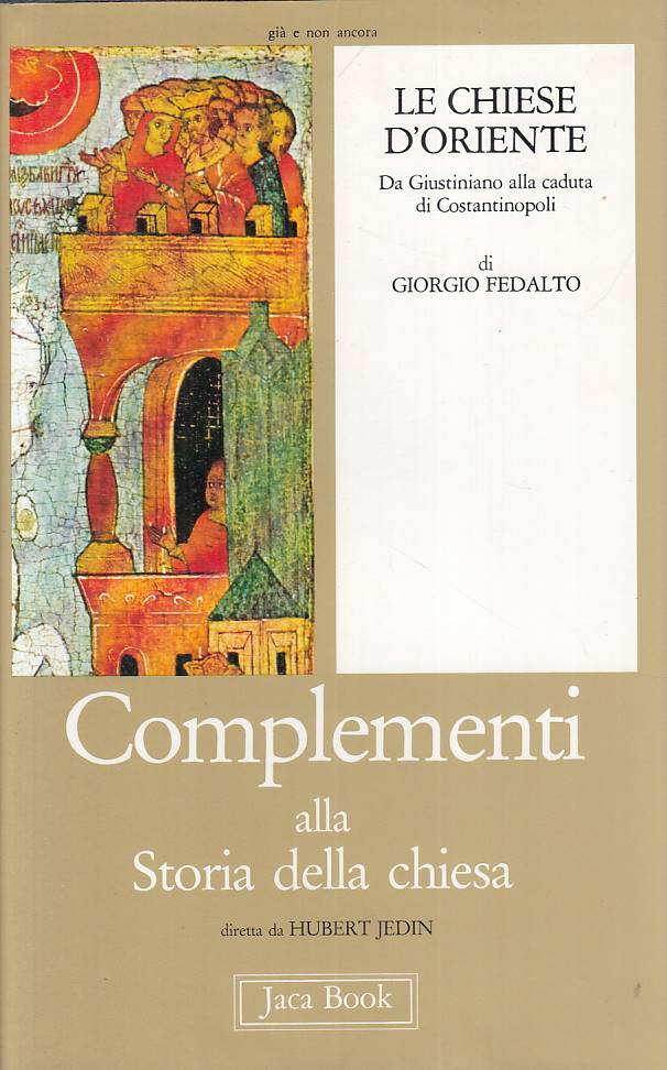 LS- LE CHIESE D'ORIENTE STORIA CHIESA- FEDALTO- JACA BOOK --- 1983 - CS - YFS261