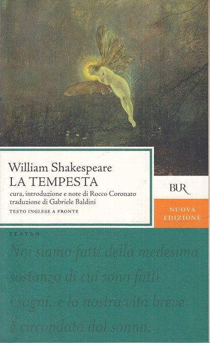 LN2- LA TEMPESTA INGLESE A FRONTE - WILLIAM SHAKESPEARE - RIZZOLI- BUR- B- JXS25