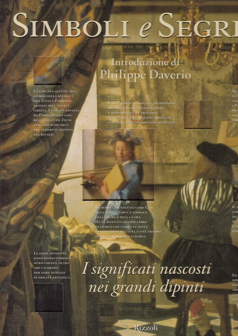 LT- SIMBOLI E SEGRETI SIGNIFICATI NASCOSTI DIPINTI-- RIZZOLI--- 2009- CS- YFS652