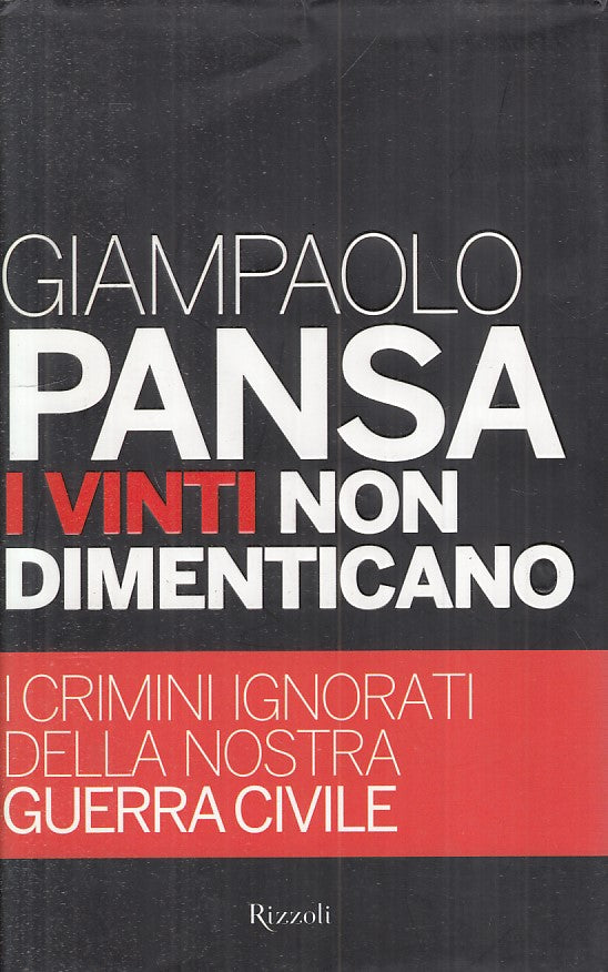I vinti non dimenticano - Giampaolo Pansa - Rizzoli Best - JXS7 
