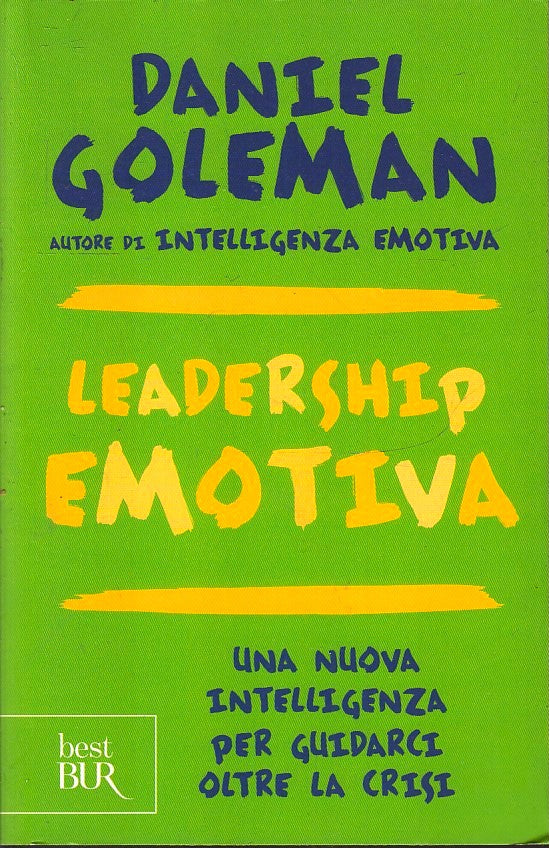 LZ- LEADERSHIP EMOTIVA - DANIEL GOLEMAN - RIZZOLI - BEST BUR --- B - YFS973