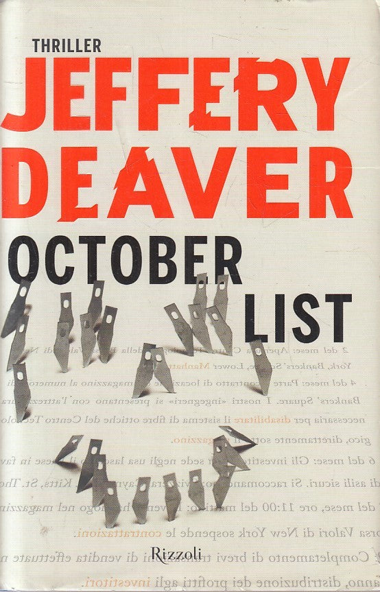LN2- OCTOBER LIST - DEAVER - RIZZOLI BEST THRILLER - CS - JXS192