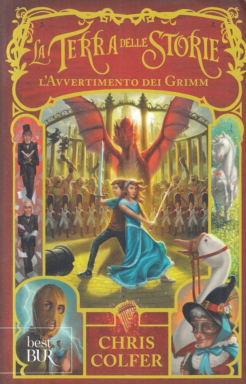 LN- LA TERRA DELLE STORIE L'AVVERTIMENTO GRIMM - COLFER- RIZZOLI- 2018- B- YFS10
