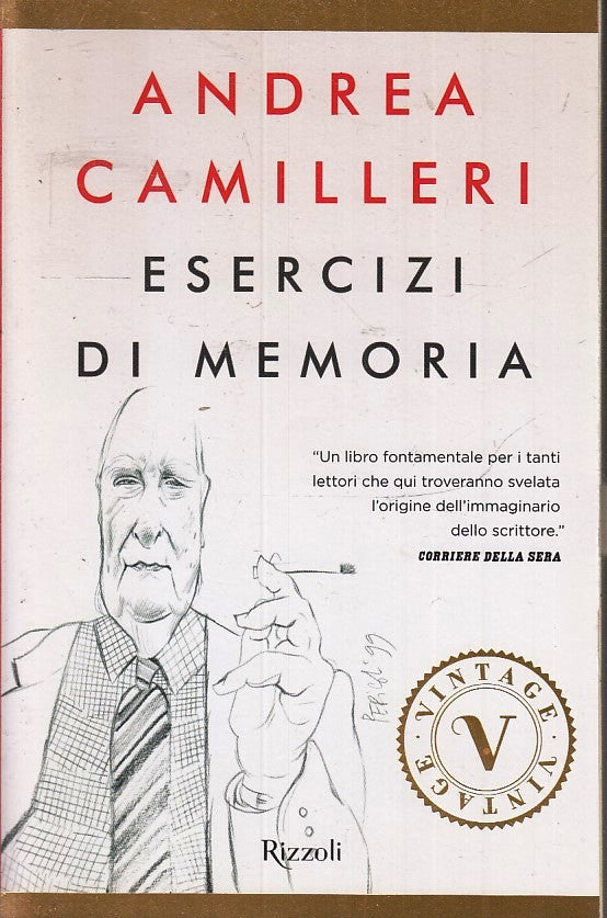 LN- ESERCIZI DI MEMORIA - ANDREA CAMILLERI - RIZZOLI - VINTAGE-- 2018- B- ZFS171