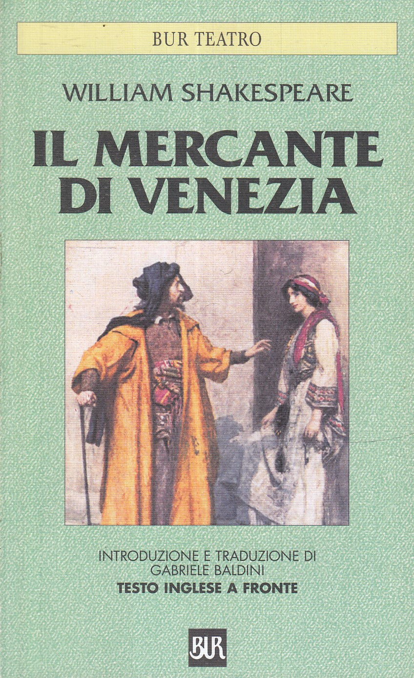 LN- IL MERCANTE DI VENEZIA INGLESE FRONTE- SHAKESPEARE- RIZZOLI- BUR- 2003-B-XFS